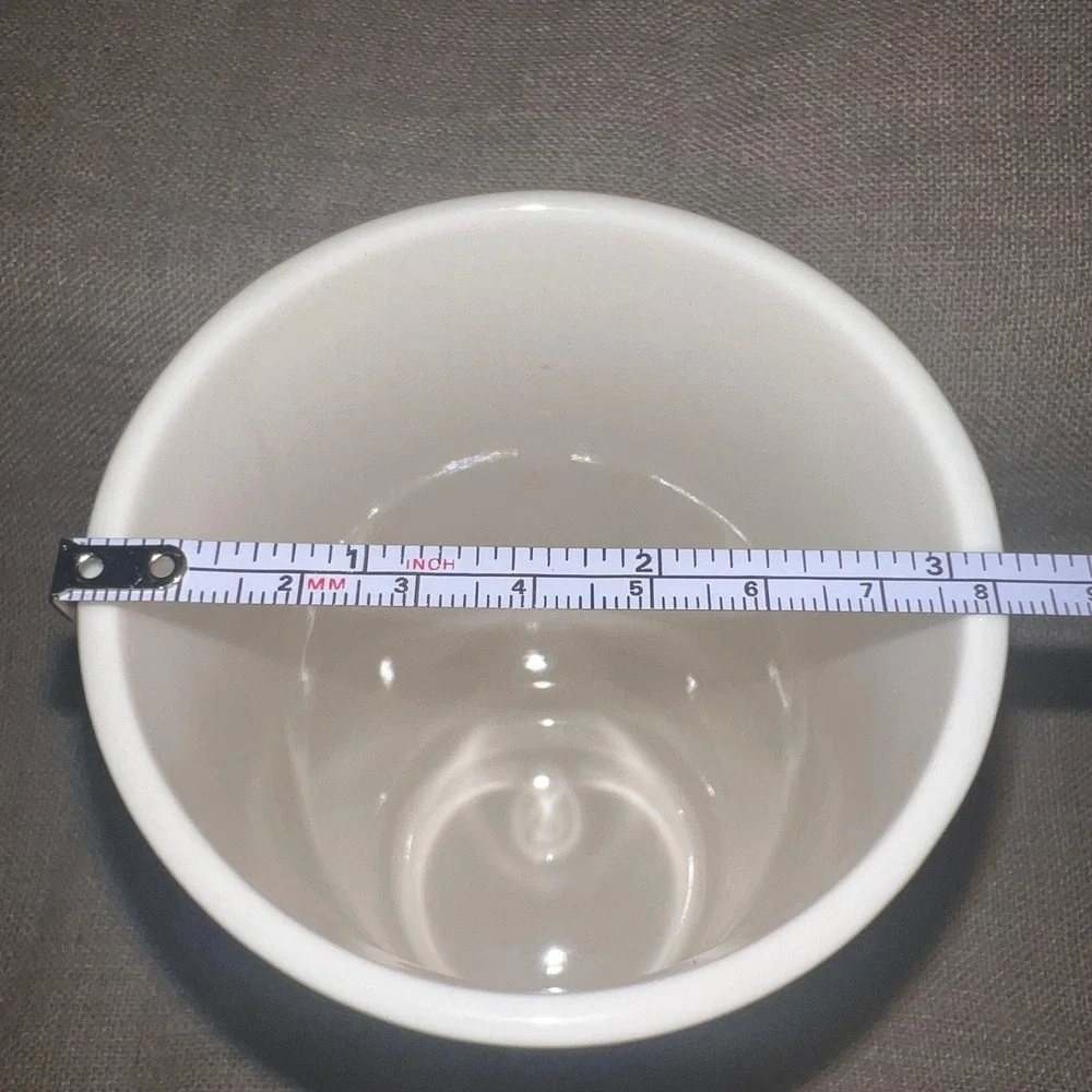 Porcelain Vase Damask Scroll Pattern Tumbler safe microwave dishwasher EUC